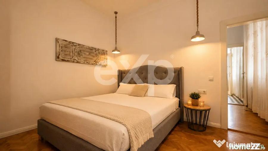 Apartament cu 2 camere semidecomandat, mobilat în Centrul Istoric