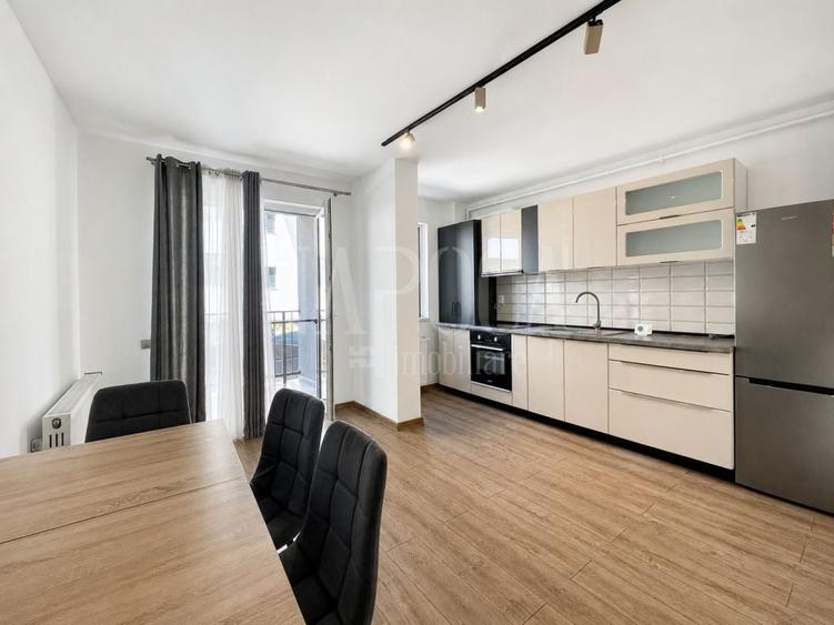 Apartament cu 2 camere semidecomandat, mobilat în Dâmbul Rotund