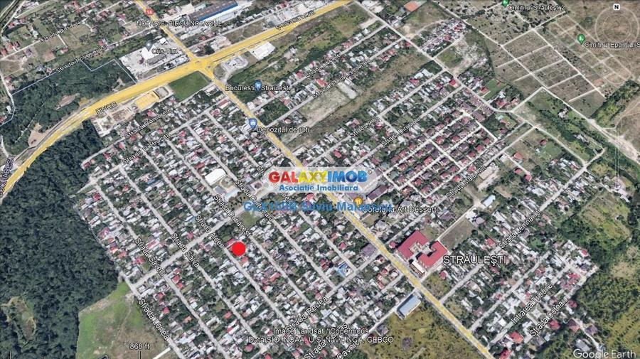 Teren Construcții intravilan de 556 mp, în Străulești