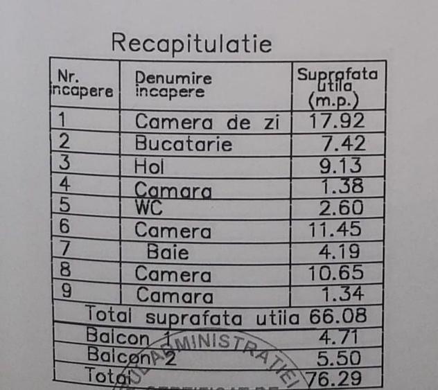 Apartament cu 3 camere decomandat în Drăgășani