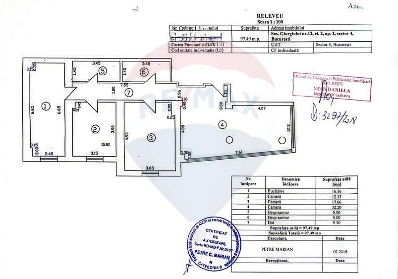 Apartament cu 3 camere în Jilava
