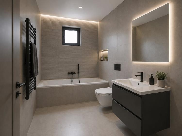 Casă individuală cu 4 camere cu Canalizare în Cumpăna