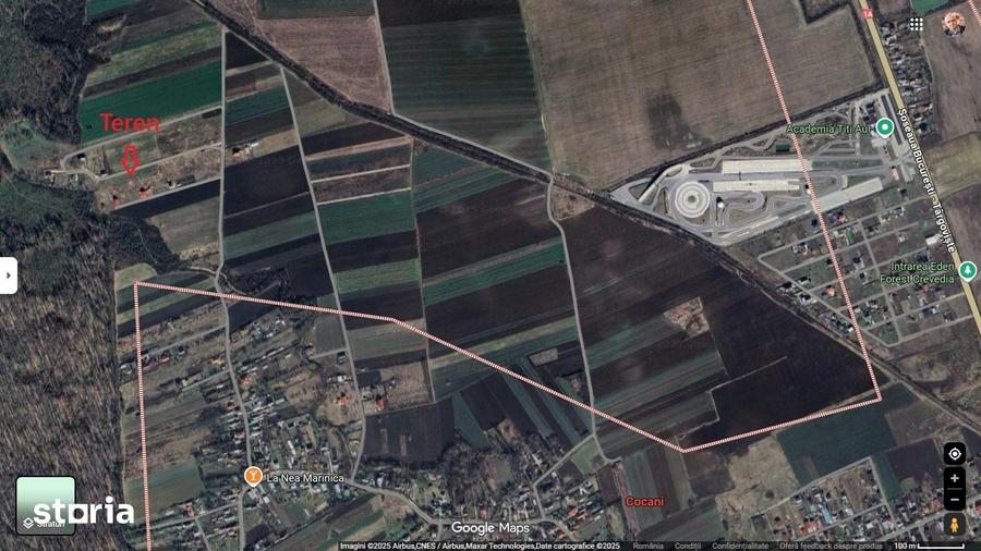 Teren de 2822 mp, în Crevedia