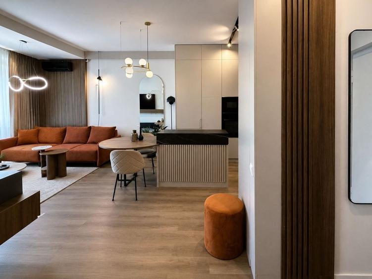 Apartament cu 2 camere semidecomandat, mobilat în Florești