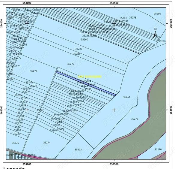 Teren de 3500 mp, în Central