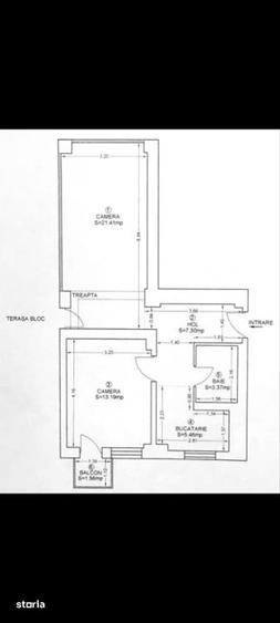Apartament 2 camere, ultracentral, cu terasa generoasa Str. Cultur - 3