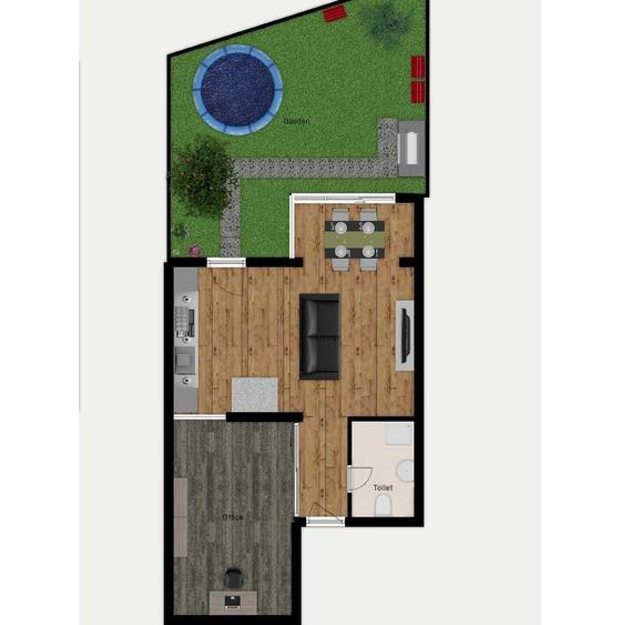 Apartament cu 2 camere decomandat în Parcul Circului
