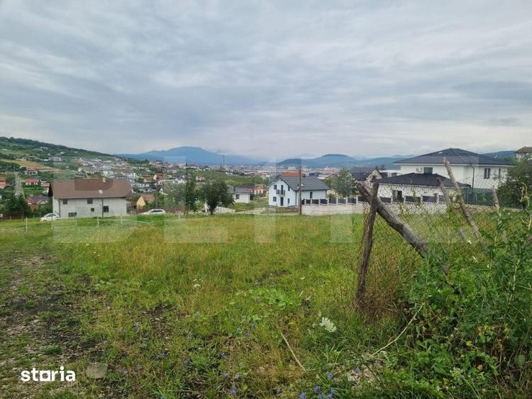 Teren 700 mp cu priveliste spre oras, disponibil si parcelat, Bistrita - 14