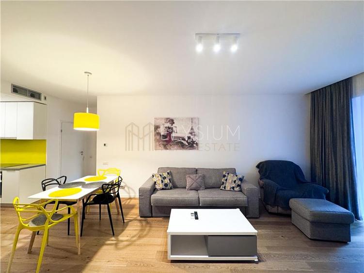 Apartament cu 2 camere semidecomandat, mobilat în Herăstrău