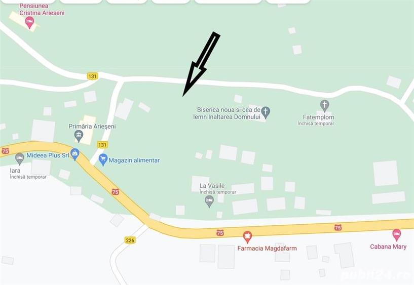 Teren de 410 mp, în Arieșeni