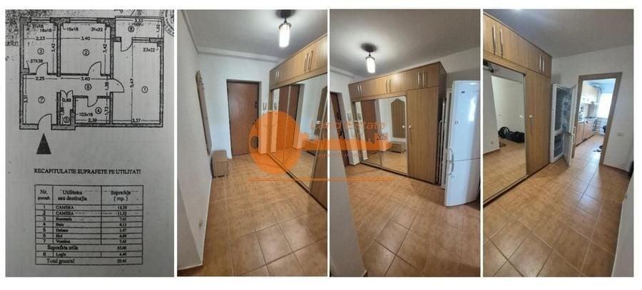Apartament cu 2 camere decomandat, mobilat în Turda