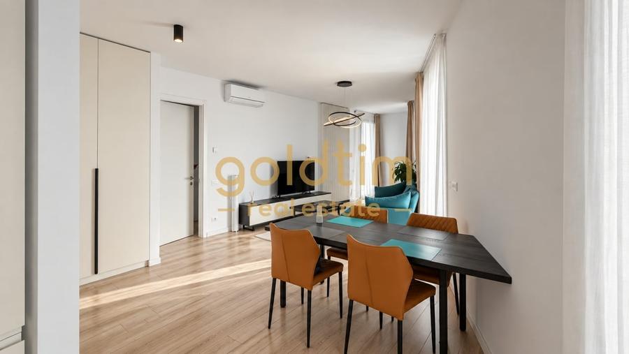 Apartament cu 2 camere decomandat, mobilat în Herăstrău