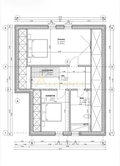 Casă individuală cu 5 camere cu Teren 375 Mp în Berceni
