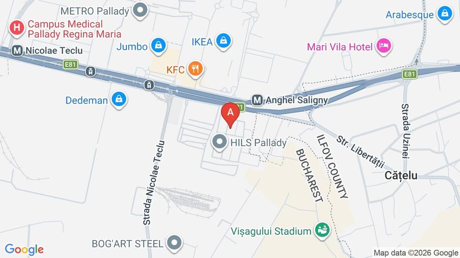 Apartament cu 2 camere decomandat, mobilat în Theodor Pallady