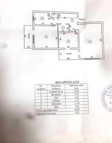 Apartament cu 2 camere decomandat în Dorobanți