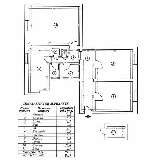 Vanzare 3 camere Vatra luminoasa| 92 mp + boxă| Renovare integrală - 36