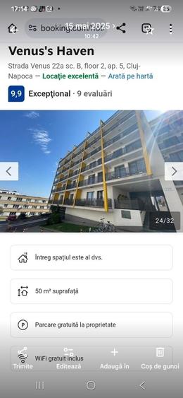 Apartament cu 2 camere decomandat în Dosu Bricii
