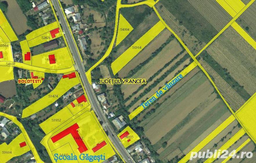 Teren de 1300 mp, în Găgești