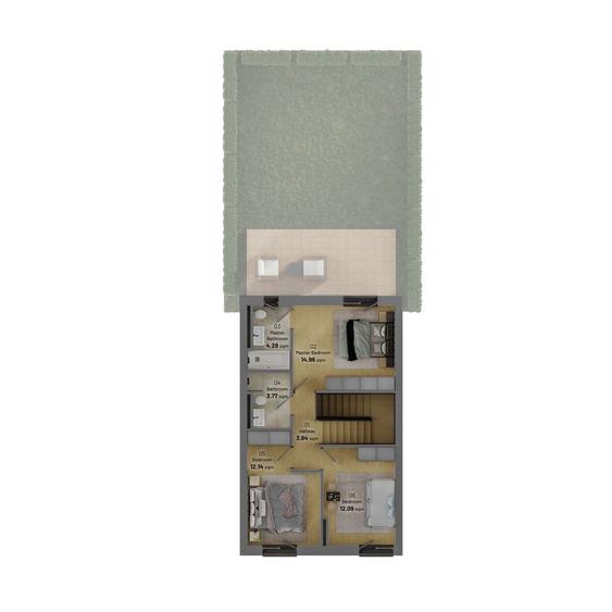 Casă cu 3 camere cu Teren 90 Mp în Ștefăneștii de Jos