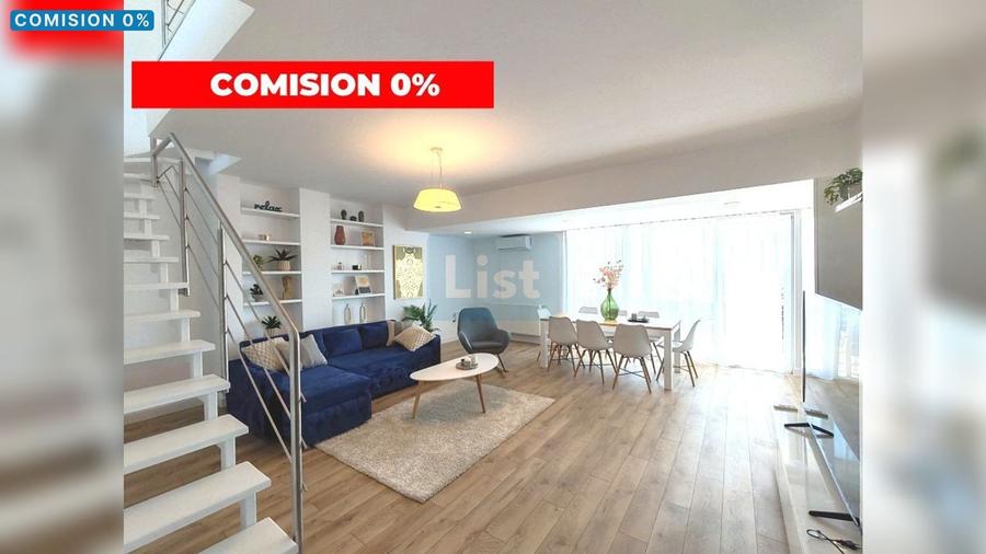 Apartament cu 5 camere semidecomandat, mobilat în Bună Ziua