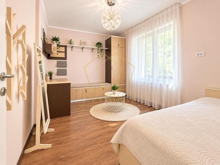 Apartament cu 3 camere semidecomandat, mobilat în Olimpia-Stadion