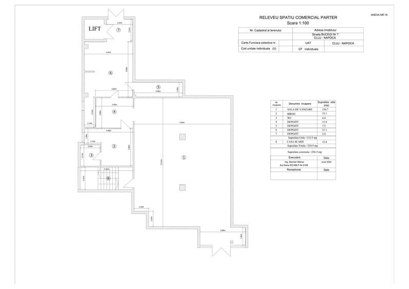 Spațiu comercial, de 248.58000183105 mp, în Mănăștur
