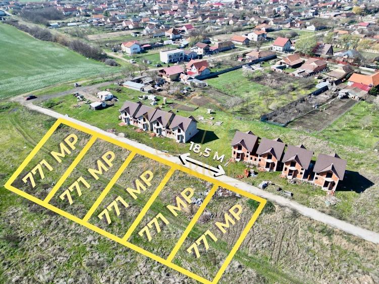 Teren Construcții intravilan de 771 mp, în Covaci