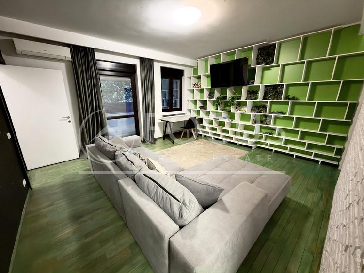 Apartament cu 2 camere semidecomandat, mobilat în Dorobanți