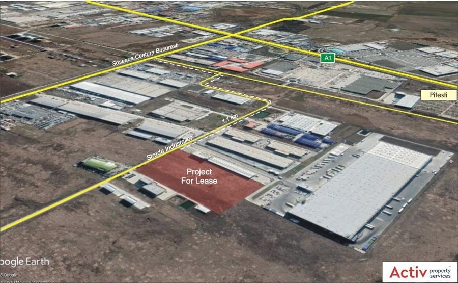 Spațiu industrial, de 8,750 mp, în Industriilor