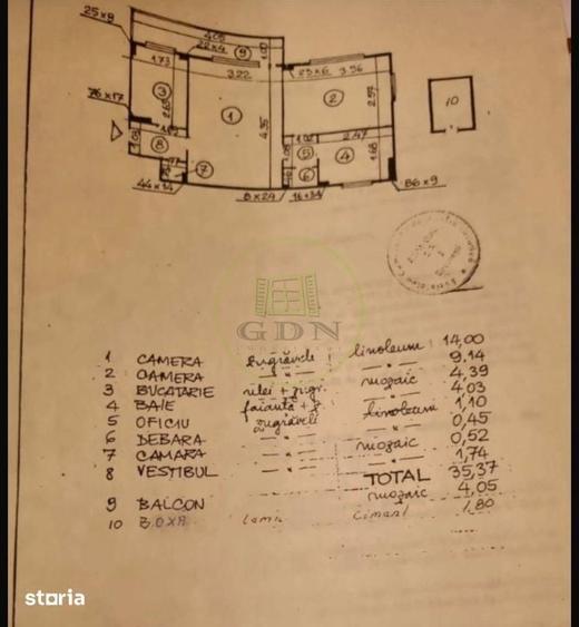 Apartament cu 2 camere în Pajura