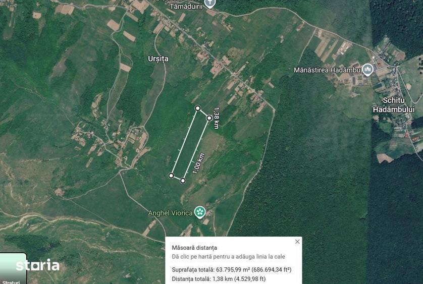 Teren de 65000 mp, în Mironeasa