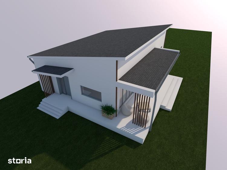 Casă cu 3 camere cu Teren 380 Mp în Cârcea