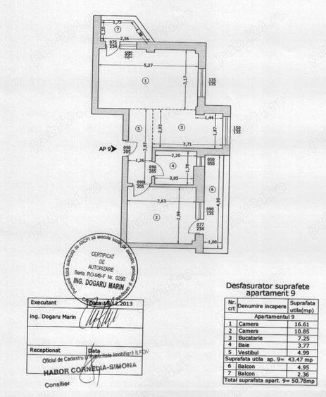 Apartament cu 2 camere semidecomandat în Popești-Leordeni