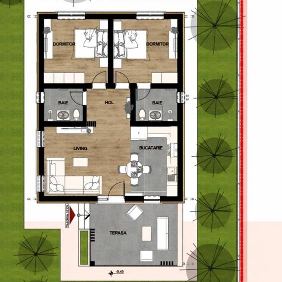Casa noua 3 camere Parter - 5