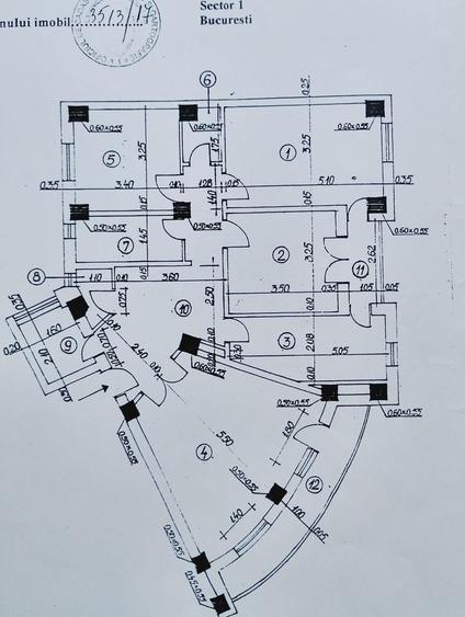Apartament cu 4 camere semidecomandat în Cișmigiu