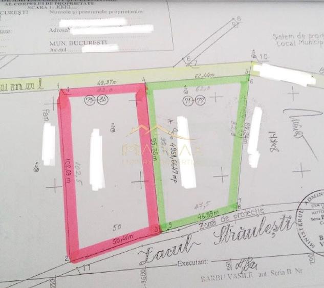 Teren Construcții intravilan de 5000 mp, în Străulești