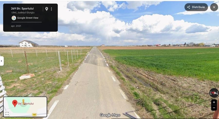 Teren de 4550 mp, în Ulmi
