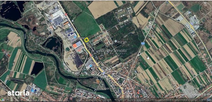 Lugoj, Teren Intravilan cu PUZ Aprobat 2.385 Mp. - 4