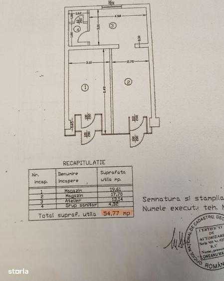 Spațiu comercial, de 55 mp, în Moșilor