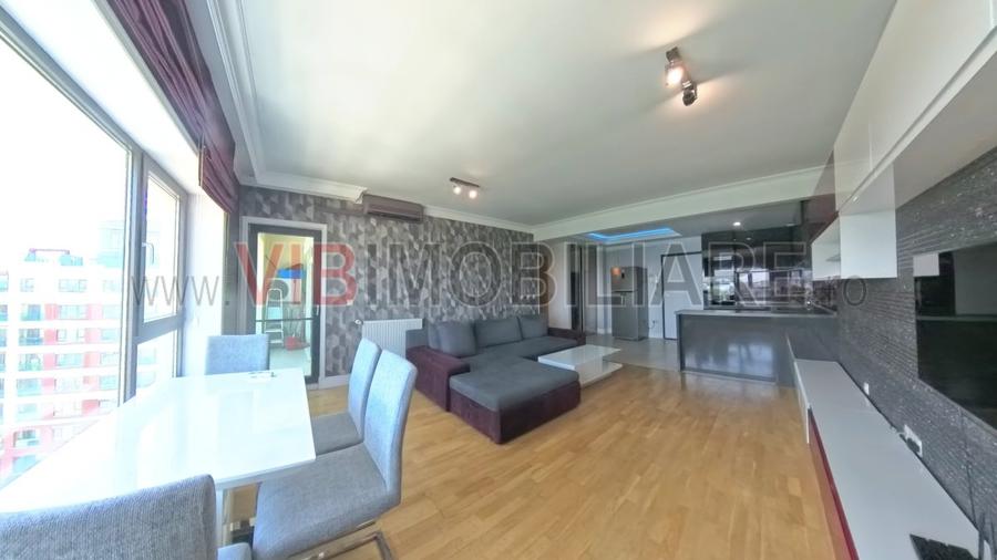 Apartament cu 2 camere semidecomandat, mobilat în Tei