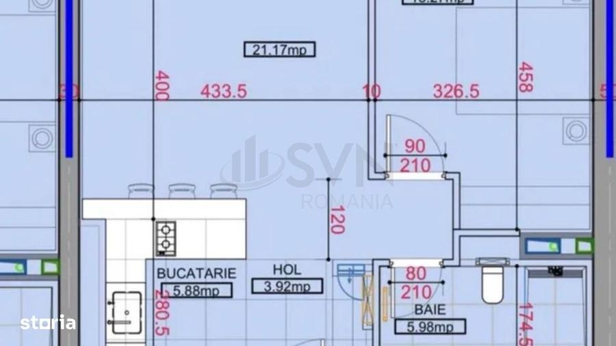 Apartament cu 2 camere în Tei