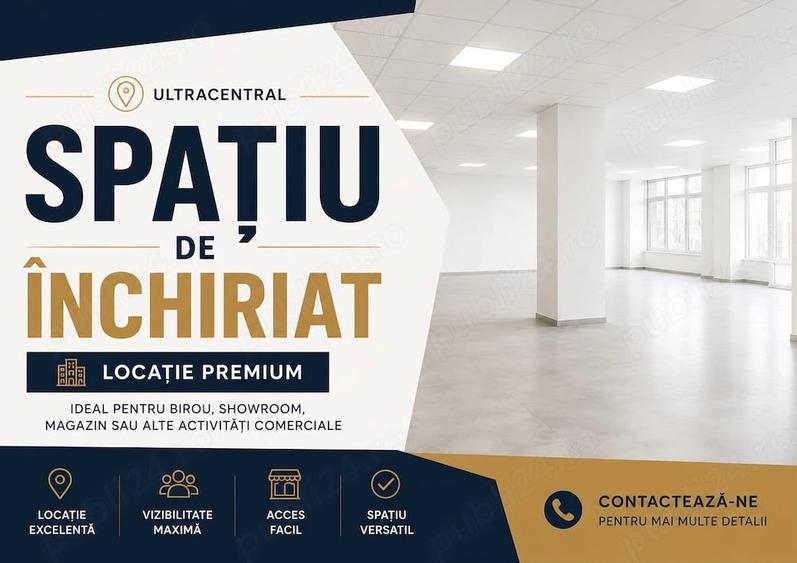 Spațiu comercial, de 372 mp, în Ultracentral