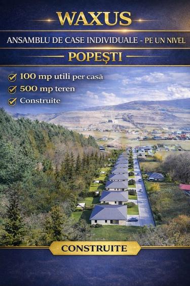 Casă individuală cu 4 camere cu Canalizare în Popești