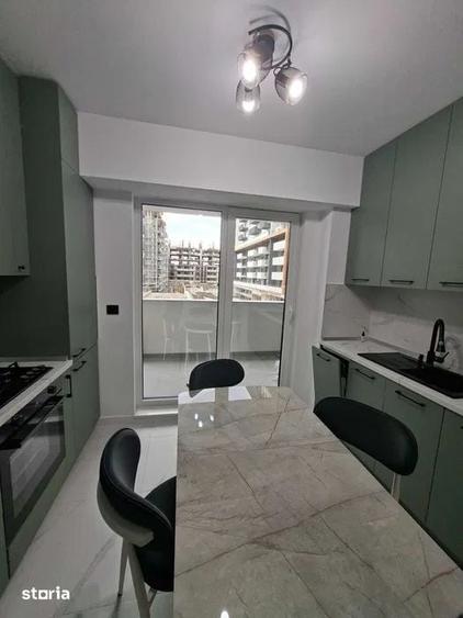Apartament cu 2 camere semidecomandat, mobilat în Eminescu