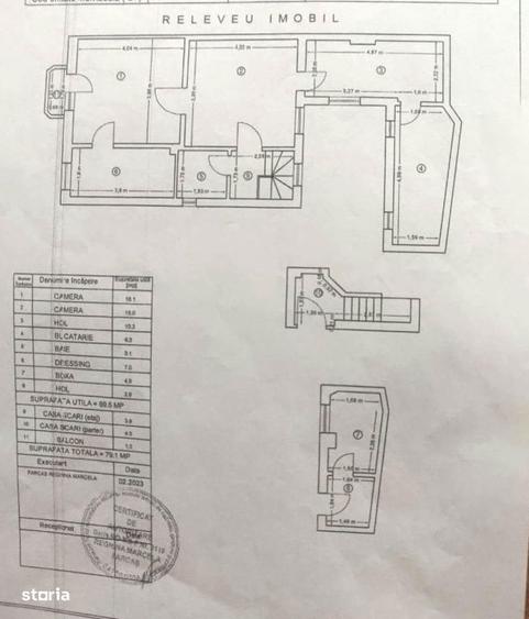 Apartament cu 3 camere, mobilat în Parcul Carol