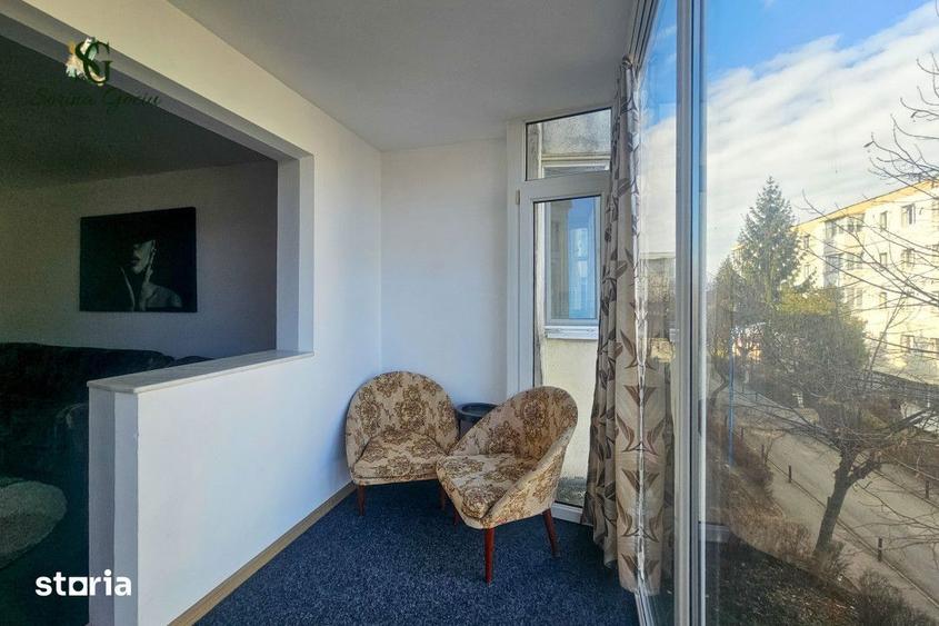 Apartament cu 3 camere decomandat, mobilat în Tractorul