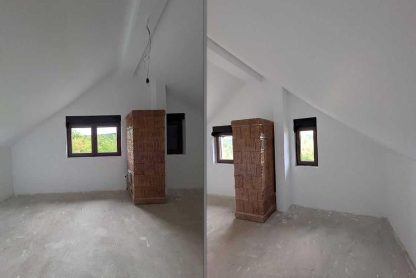 Casă cu 4 camere în Hârsa