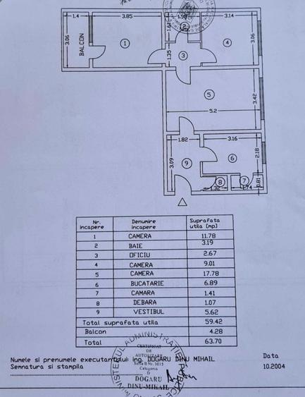 Apartament cu 3 camere semidecomandat în Drumul Taberei