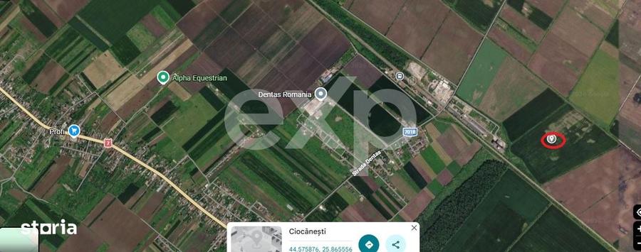 Teren de 175315 mp, în Crevedia