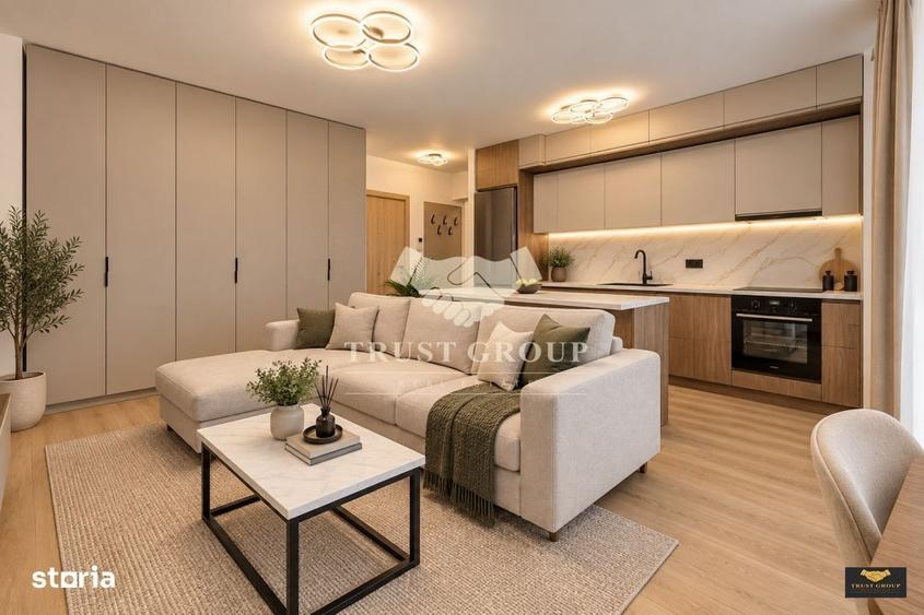 Apartament cu 2 camere semidecomandat, mobilat în Domenii